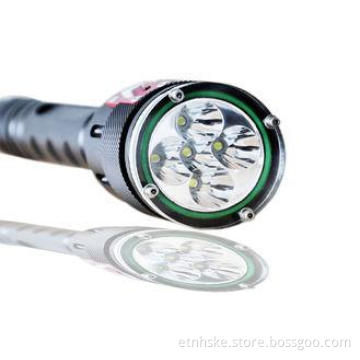 High brightness powerful Aluminum led diving torch with CE